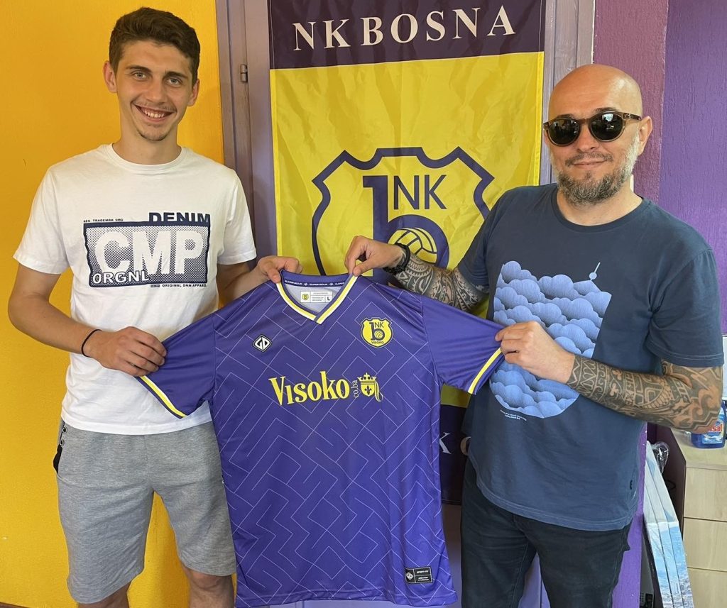 Tarik Hindija, najbolji strijelac NK Bosna / Adnan Jašarspahić, osnivač Visoko.co.ba